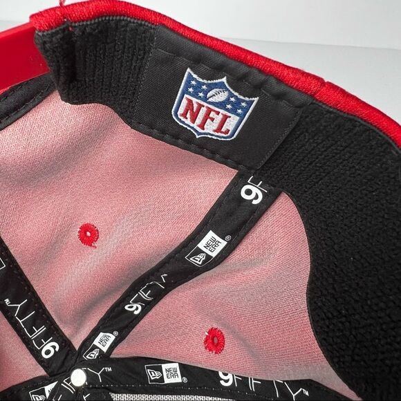 New Era NFL Super Bowl LIII 53 Red & Grey Hat Cap Atlanta Adjustable EUC - Picture 9 of 9
